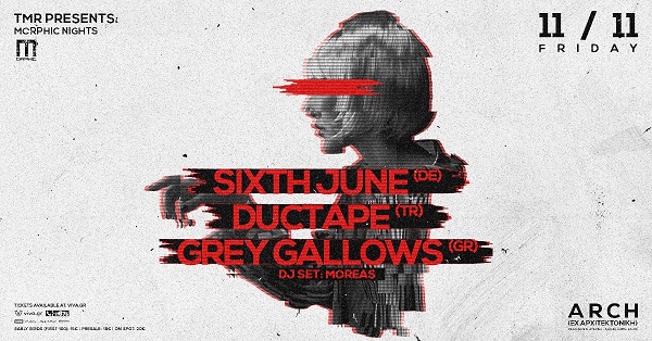 Sixth June, Ductape, Grey Gallows live in Athens στις 11 Νοεμβρίου στο Arch (Αρχιτεκτονική στο Γκάζι)