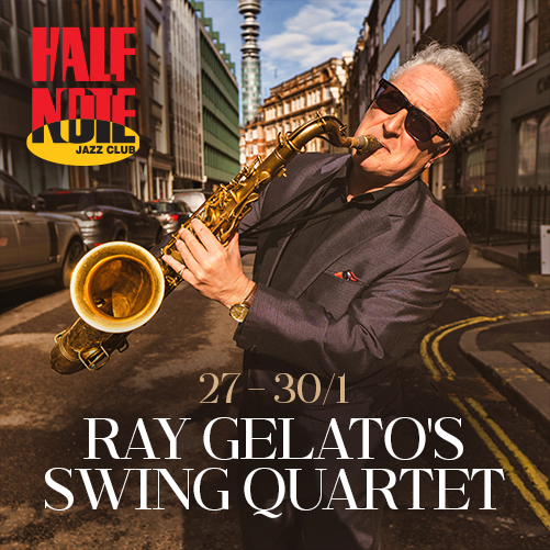 Ray Gelato's Swing Quartet από την Παρασκευή 27 μέχρι την Δευτέρα 30 Ιανουαρίου στο Half Note